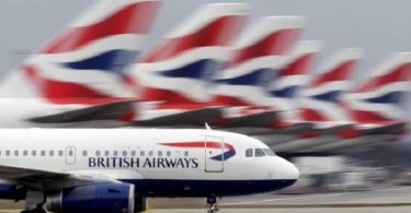 British Airwaysin lennot ovat lähes 100-prosenttisesti maadoitettuja