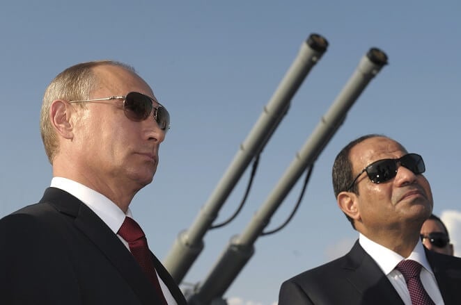 रूसबाट इजिप्टियन रिसोर्टहरूमा उडान पुनः सुरु गर्न छलफल गर्न पुतिन र अल-सिसि