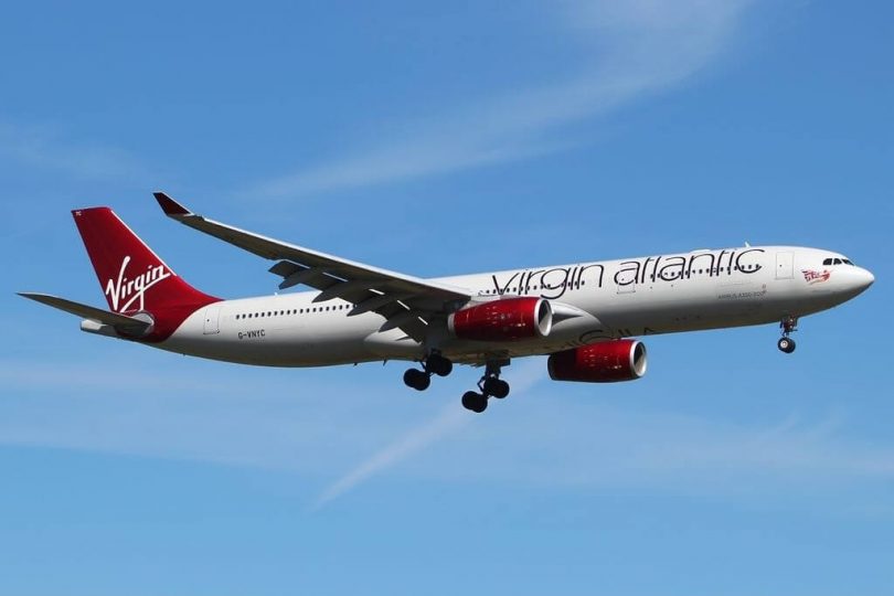 Virgin Atlantic dia mandefa sidina Tel Aviv avy any London Heathrow