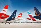 Gruppu Lufthansa: 13.3 milioni di passeggeri aerei in uttrovi 2019