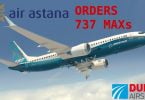 Air Astana je objavila namero o nakupu 30 letal Boeing 737 MAX