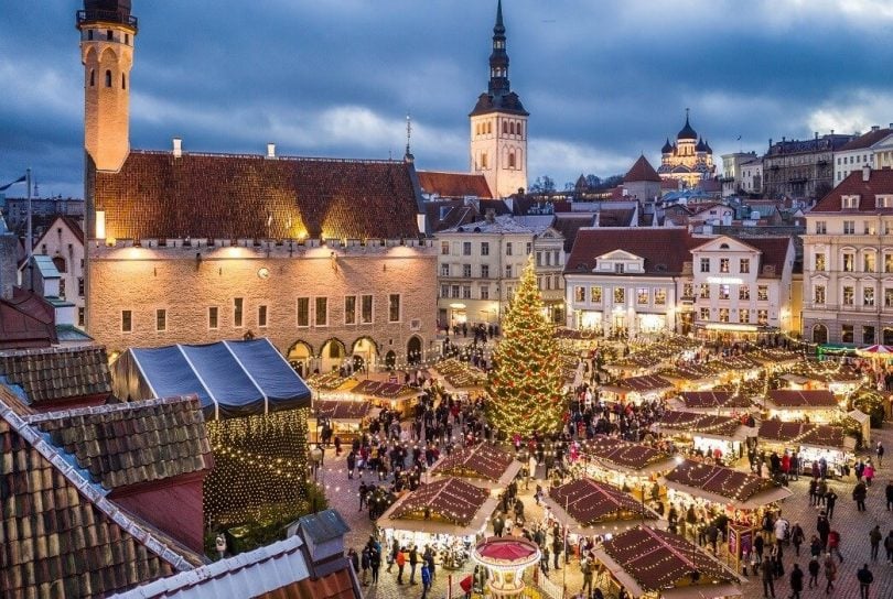 Tallinn, Estonia jẹ opin irin-ajo irin-ajo Keresimesi Googled European julọ ti UK