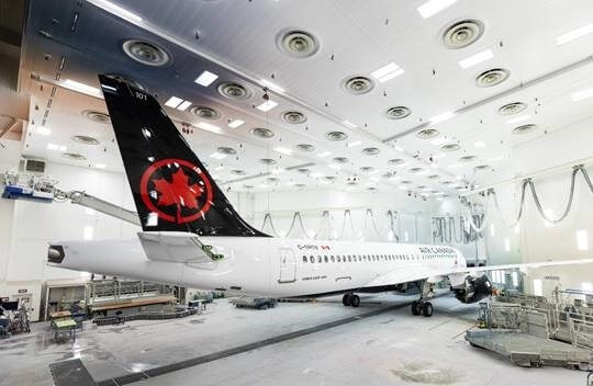 Airbus afslører Air Canadas første A220