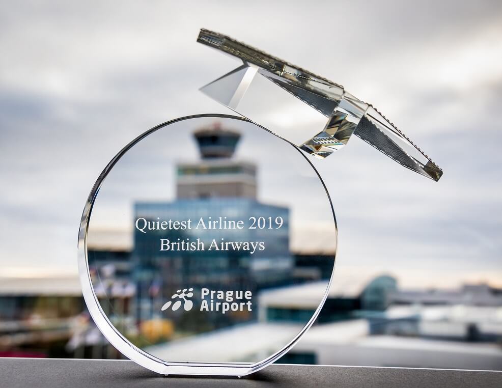 Αποτέλεσμα εικόνας για British Airways wins the title of Quietest Airlines at Václav Havel Airport Prague