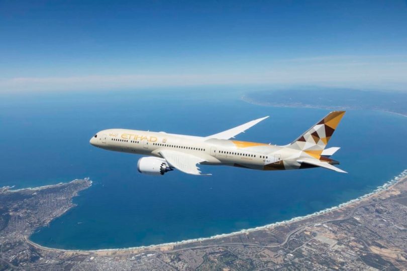 Etihad lanceert vluchten naar Malaga, Spanje met een Boeing 787-9 jet