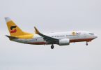 انگولا جي سونير ايئر لائن بوئنگ 737-700 جي پرواز کي روڪي ٿي
