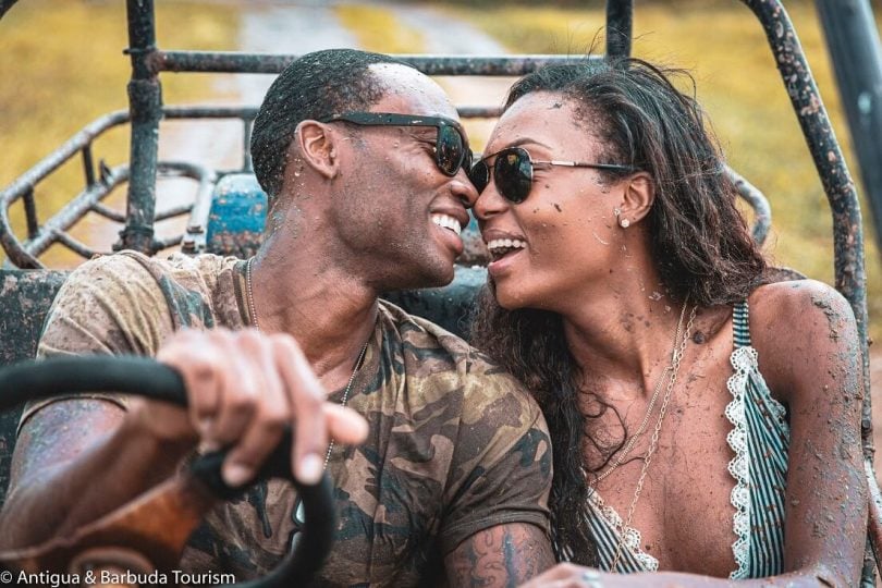 、スーパーモデルのカップル、アフィヤ・ベネットとロイド・ディケンソン、アンティグア・バーブーダでロマンチックな新婚旅行へ eTurboNews | | eTN