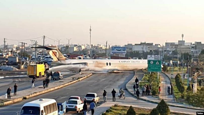 130-u olan Caspian Air təyyarəsi İrana düşdü