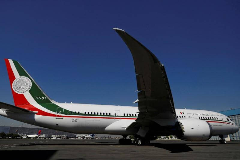 مکزیک بولینگ 787 Dreamliner ریاست جمهوری را قرعه کشی می کند