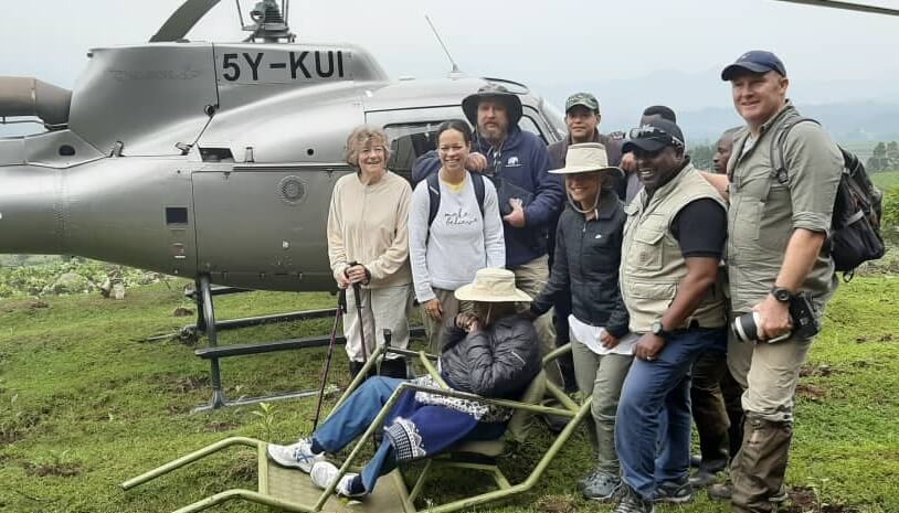 100 Year Old Charles Njonjo Tracks Mountain Gorillas At Mt Mgahinga National Park