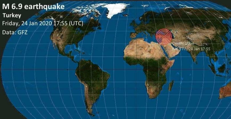 Powerful M6.9 earthquake rocks Turkey