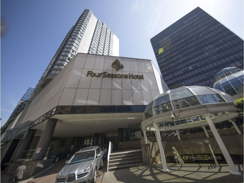 Four Seasons a Vancouver non all'altezza degli standard: chiusura forzata