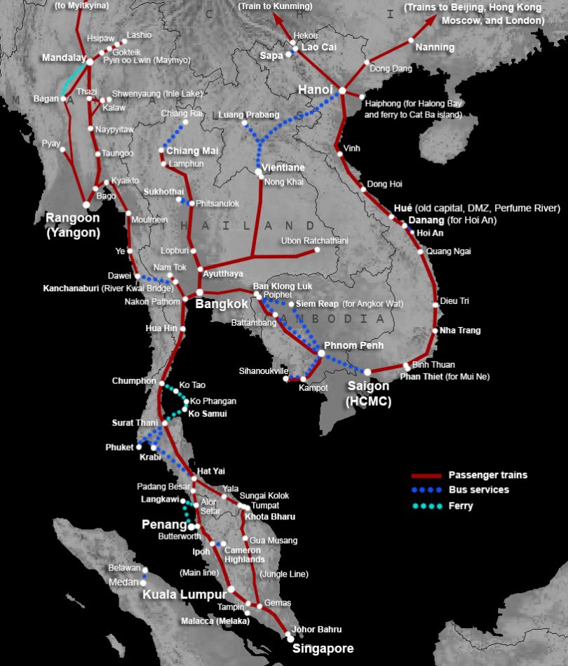 se asia train route map im | eTurboNews | eTN