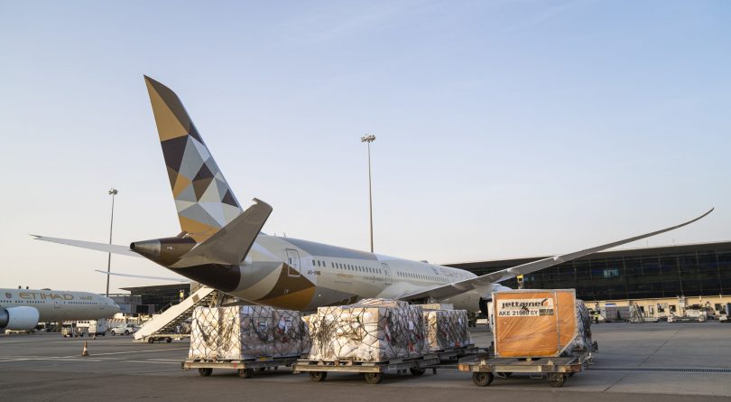 Etihad Cargo dodá kritickú leteckú dopravu do Austrálie
