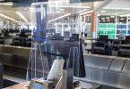 Delta memperkenalkan penghalang keamanan gerbang dan lobi bandara yang dirancang khusus