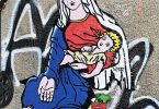 “Caritas”: Street art that highlight the tragedy of our days