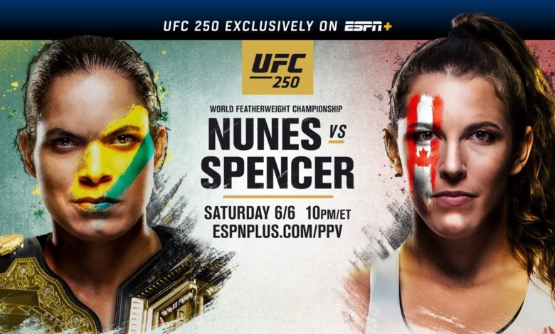 UFC 250 Live Stream Reddit для Нунес проти Спенсера повний бій безкоштовно в Інтернеті