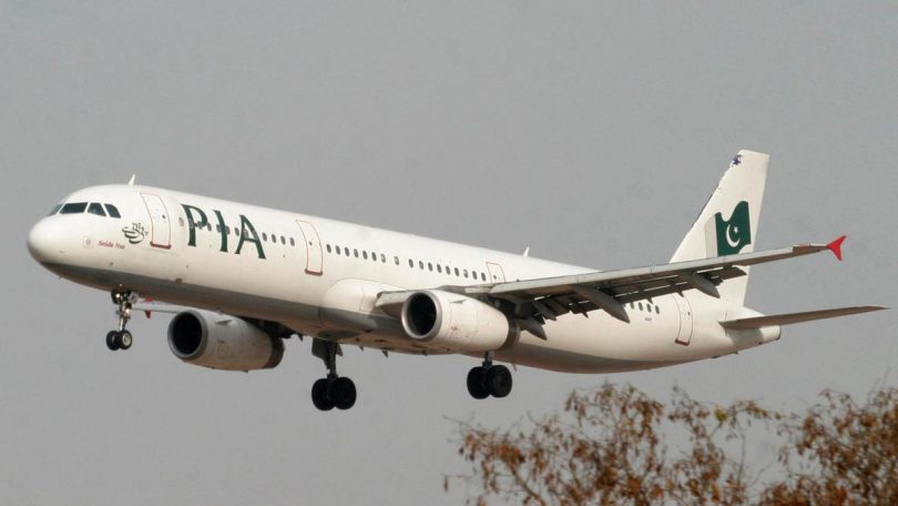 Voarara amin'ny habakabaka eropeana i Pakistan International Airlines