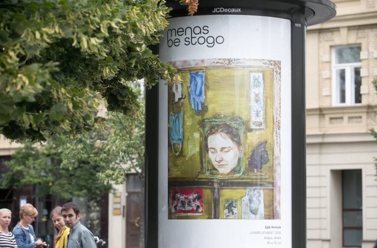 "El arte no necesita techo" en Vilnius