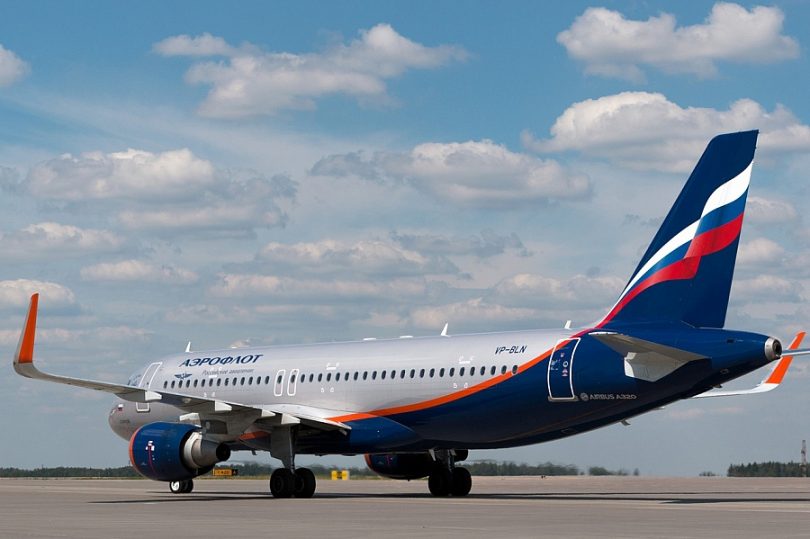 Ruska skupina Aeroflot: Število potnikov je strmo padalo zaradi COVID-19