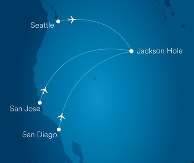 Alaska Airlines n kede awọn ọkọ ofurufu ti ko ni iduro tuntun si Jackson Hole