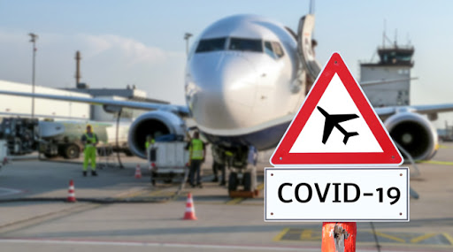 Valtiot, joilla on lentoliikenne ja jotka matkustavat eniten COVID-19: n nimessä