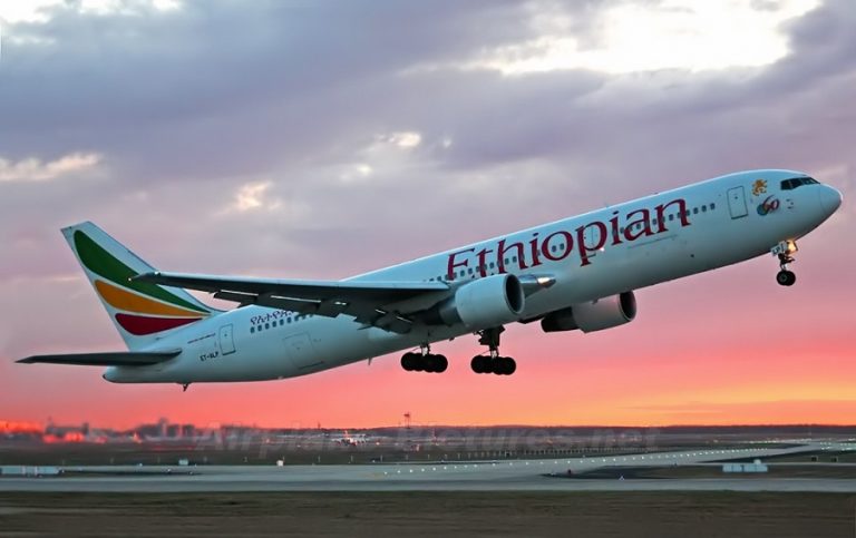 Ethiopian Airlines neraskeun hiber ka Curug Victoria