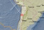Ei tsunamia 6.80 maanjäristyksen jälkeen Chilessä