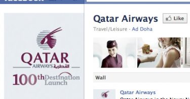 Qatar Airways se convierte en la aerolínea 'más seguida' en Facebook