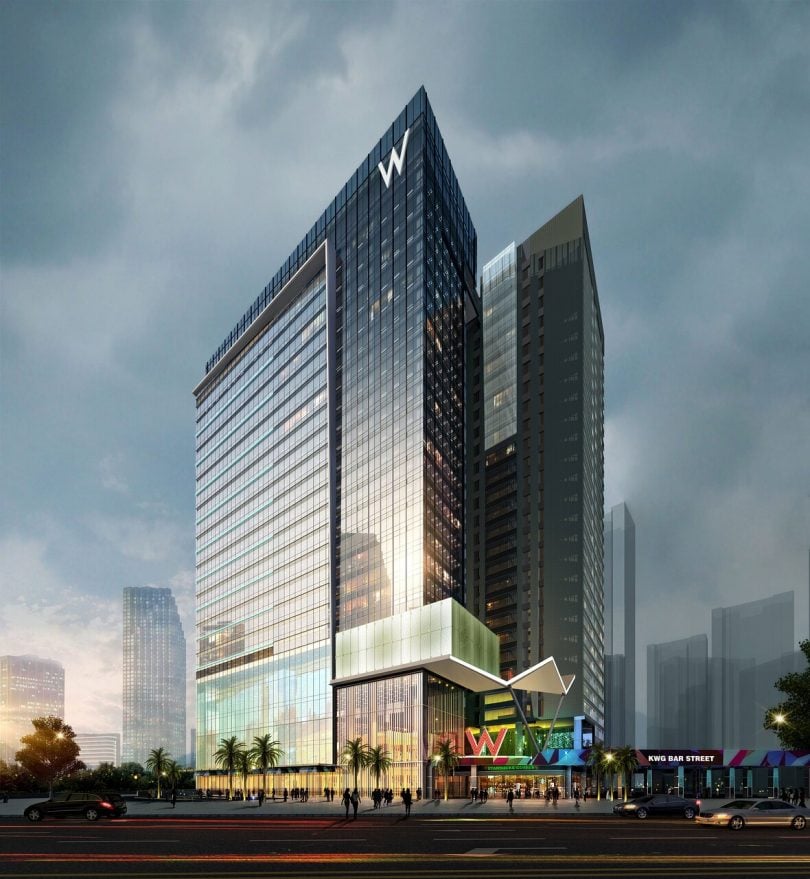 W Hotel debut ing China Kidul Kulon karo W Chengdu