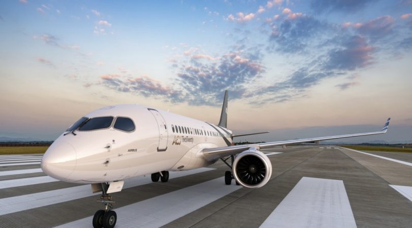 أعلنت طائرات إيرباص كوربوريت جيتس عن أول ستة طلبات من طائرات إيه سي جي تو والعشرون