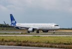 SAS piglia a consegna di u so primu jet à carburante sostenibile Airbus A321LR