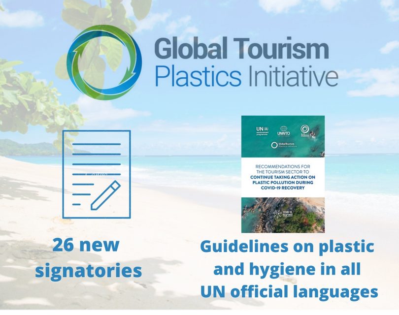 UNWTO Global Tourism Plastics Initiative tervitab 26 uut allakirjutanut
