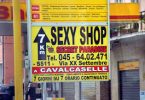 Oo sa Italian Sex Shops Ngunit Hindi sa Mga Travel Agency?