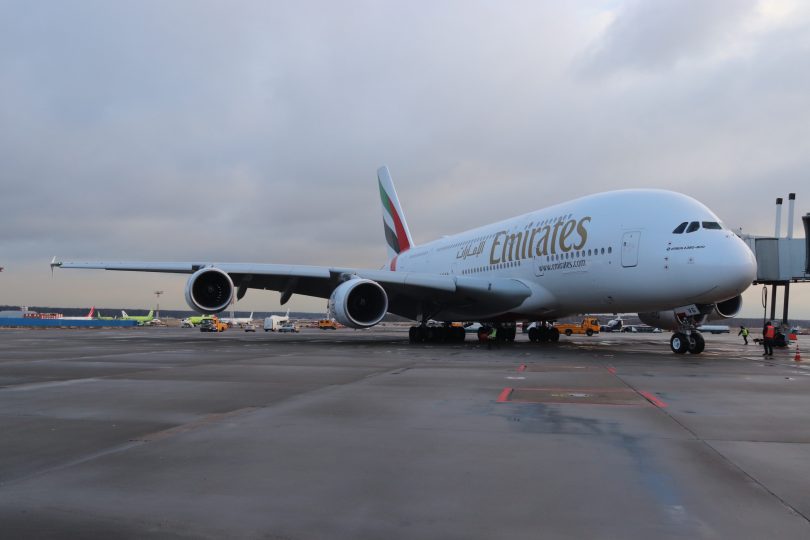 Emirates, Moskvanın Domodedovo Hava Limanından gündəlik Dubay reyslərini həyata keçirir