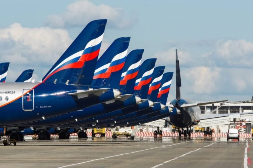 Venemaa Aeroflot vähendab järsult välislendude arvu