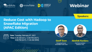 Verlaag de kosten met Hadoop to Snowflake Migration