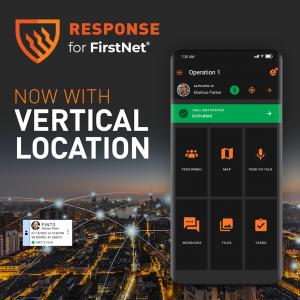 Odziv za aplikacijo za ozaveščanje o situaciji FirstNet zdaj z navpično lokacijo