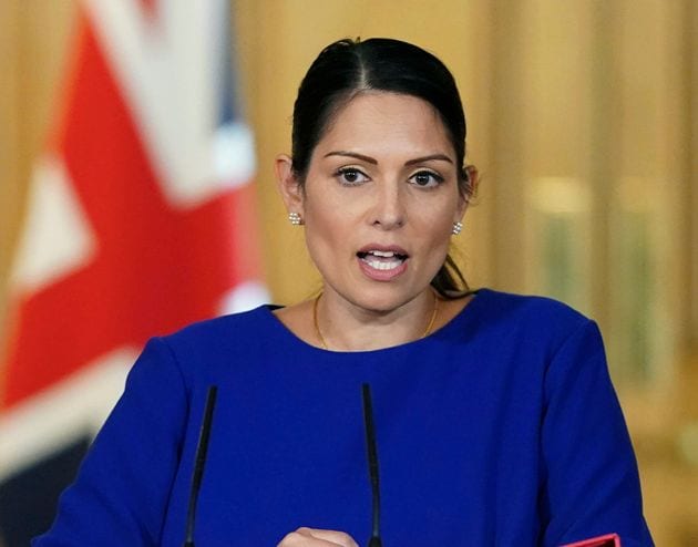 Ison-Britannian sisäministeri Priti Patel