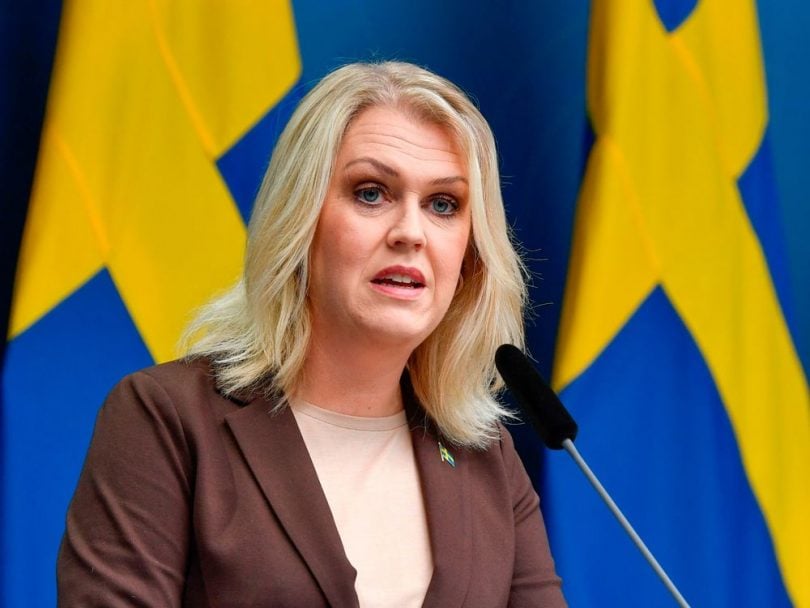 स्वीडन की स्वास्थ्य मंत्री लीना हैलेनग्रेन