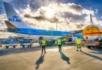 I-KLM Royal Dutch Airlines: Indiza yokuqala yomhlaba kuphethiloli wokwenziwa