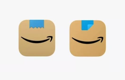 Amazon ändert leise sein App-Logo "Hitlers Grinsen"