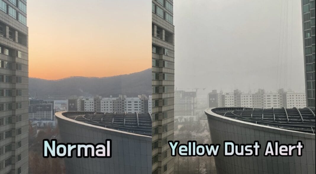 Chinese Dust Turns South Korea into the Gobi Desert