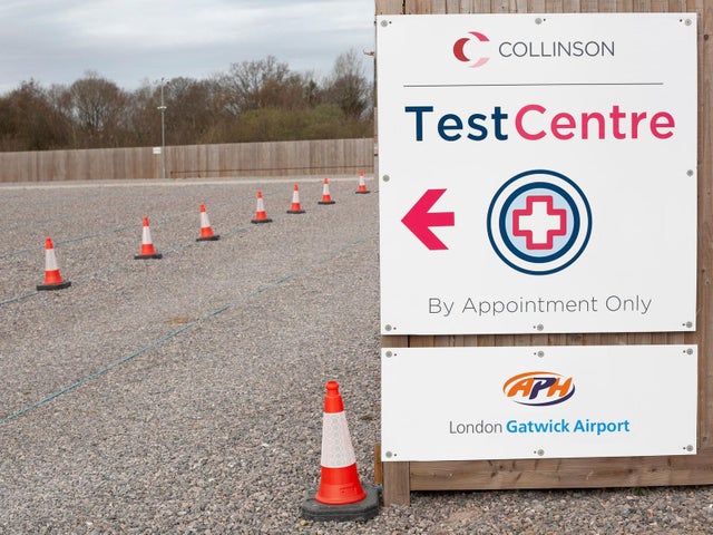 На паркинга на летище Гатуик се открива ново съоръжение за тестване на COVID-19