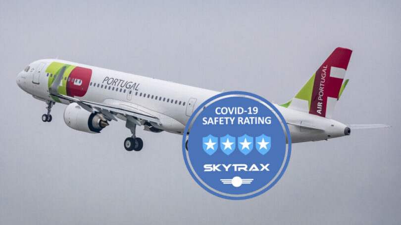 टीएपी एयर पुर्तगाल को चार सितारा COVID-19 एयरलाइन सुरक्षा रेटिंग प्राप्त है