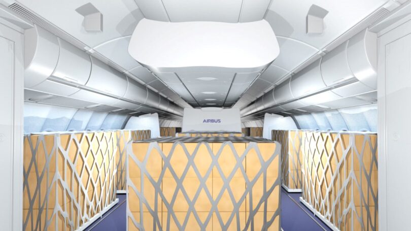 Airbus and Lufthansa Technik offer temporary Cargo in the Cabin solutions