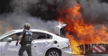 TLV closed: Palestine Rocket attack vs Israel Phosphorus Bombs