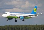 A Uzbekistan Airways voa de Tashkent para o Aeroporto Domodedovo de Moscou