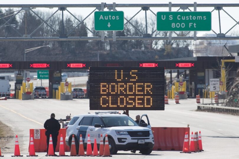 US extends closure of land borders with Canada and Mexico