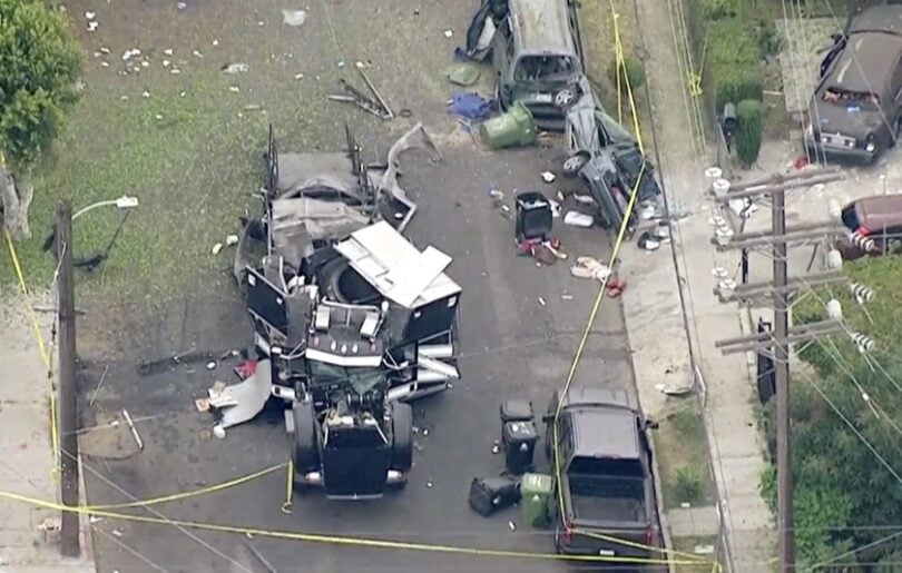 17 osób zostało rannych w wybuchu ciężarówki bombowej w Los Angeles